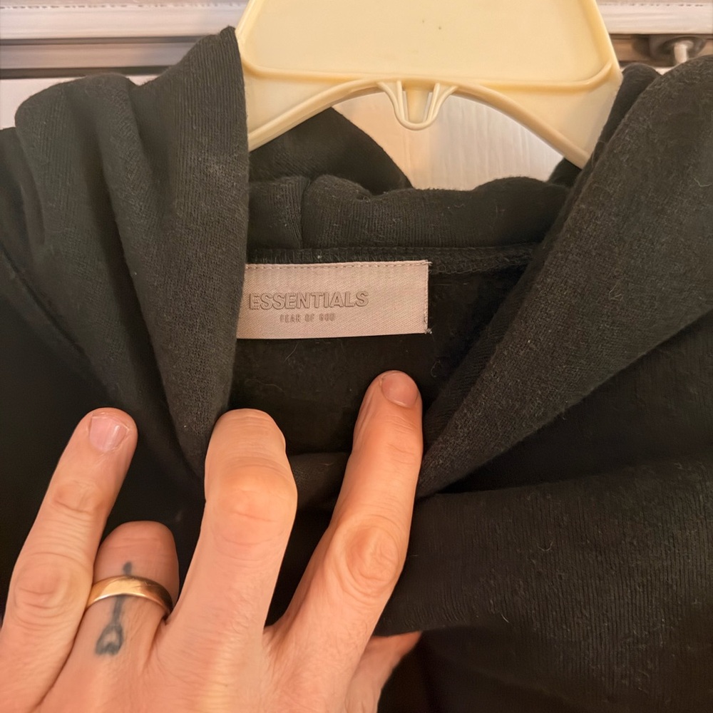 Essentials Black Logo Sweatshirt - image 4